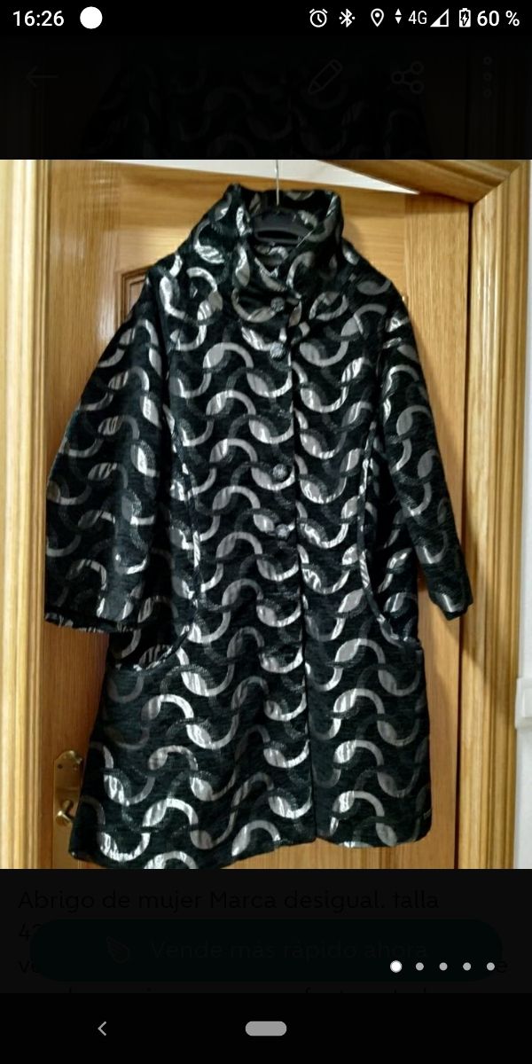 abrigo Desigual mujer