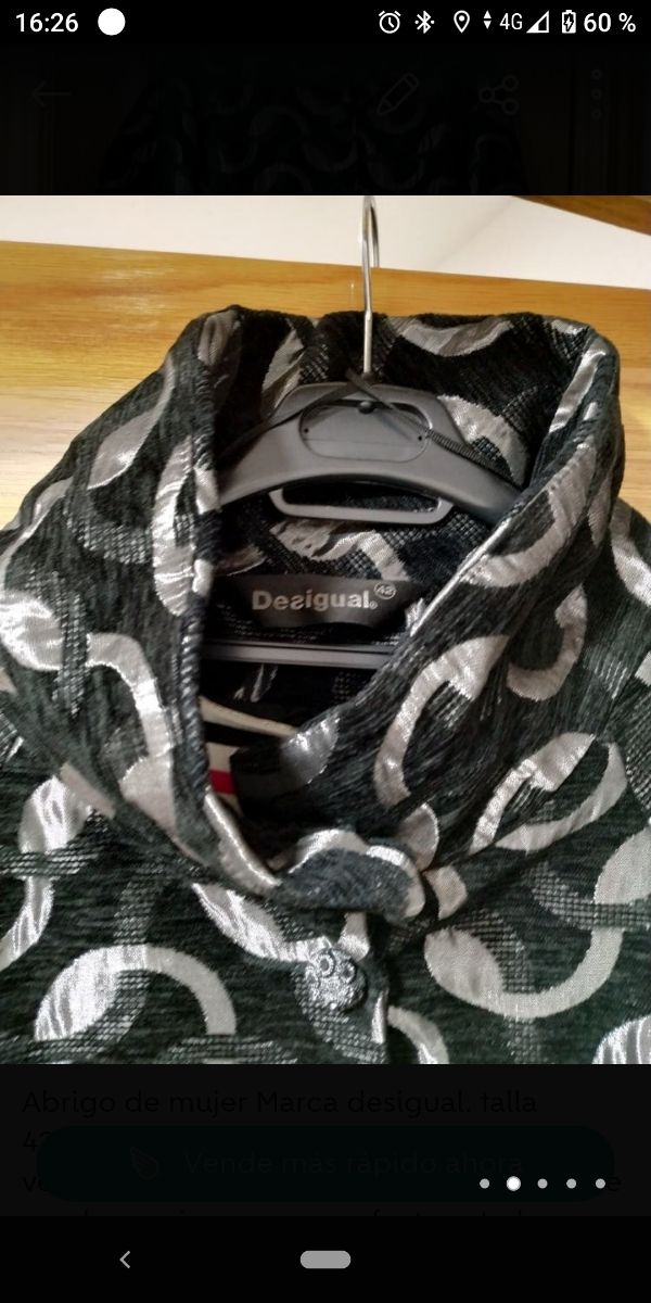 abrigo Desigual mujer
