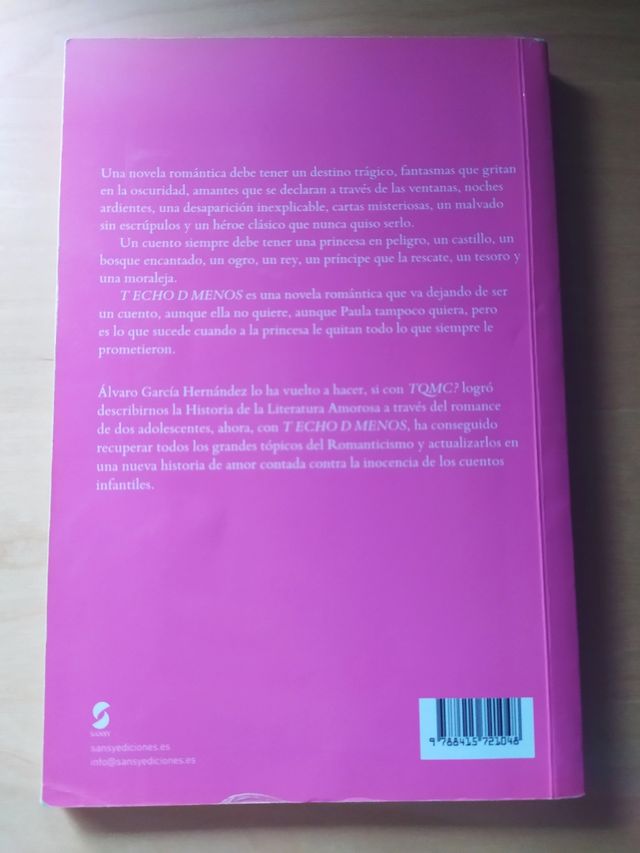 Te echo de menos - Álvaro García Hernández