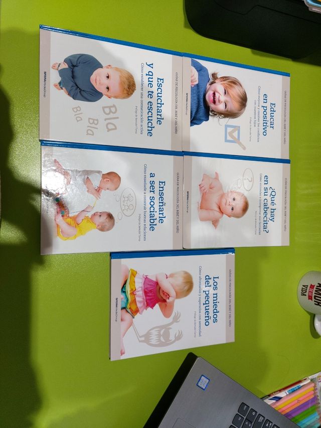 Guías de psicología del bebe y del niño 5 vol.