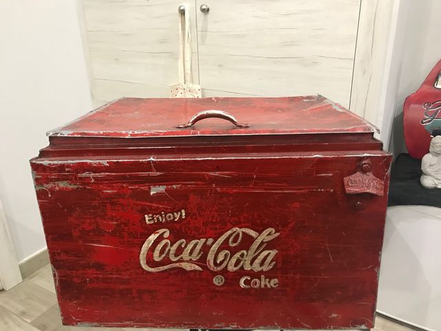 Nevera antigua Cocacola