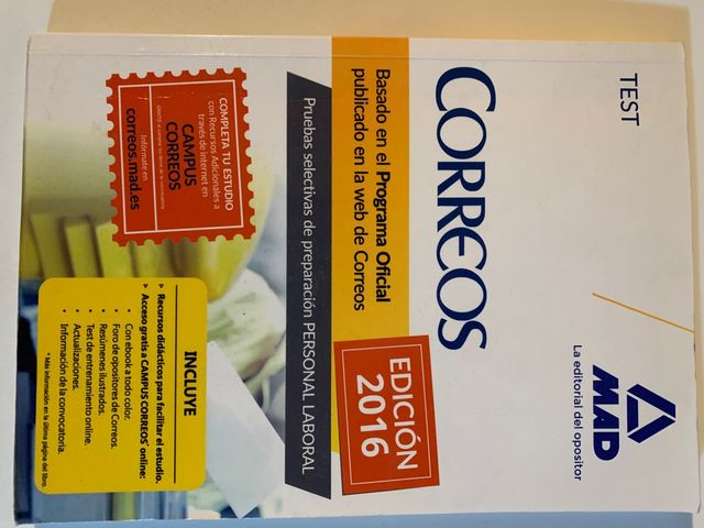 Temario Oposiciones Correos