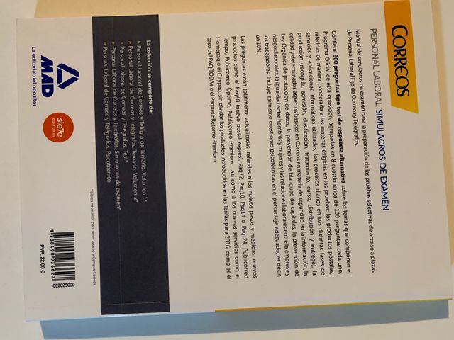 Temario Oposiciones Correos