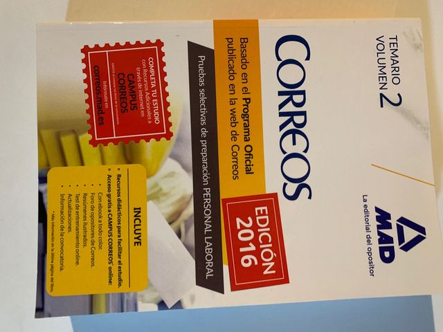 Temario Oposiciones Correos