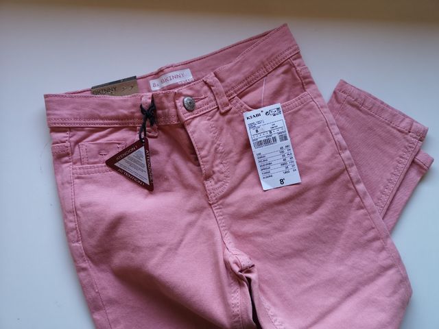 Vaqueros rosas Kiabi 8 años