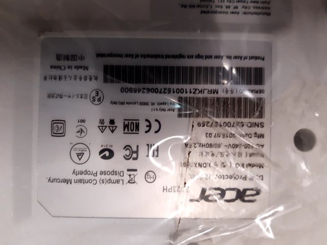 proyector video Acer x123PH