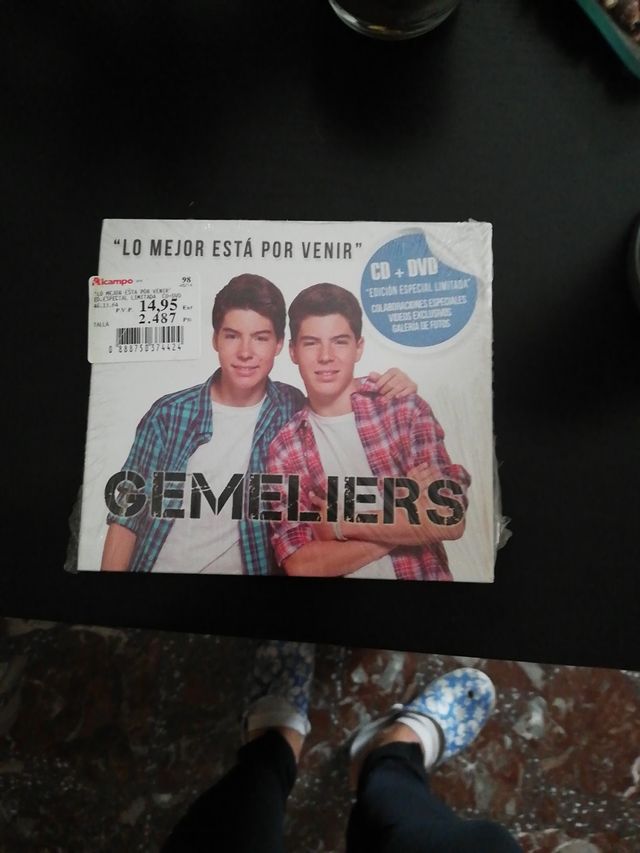 CD más DVD de los Gemeliers sin estrenar