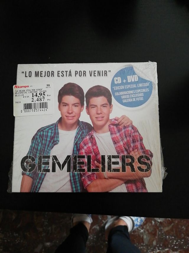 CD más DVD de los Gemeliers sin estrenar