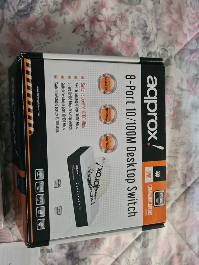 switch 8 puertos 10/100mbps