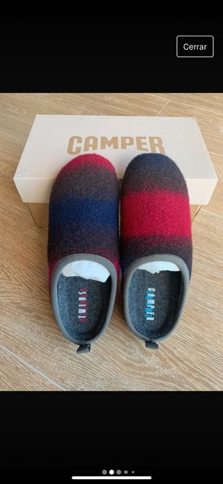 Zapatillas de casa Camper Wabi K201395 Azul — Zapatoria Zapateria online
