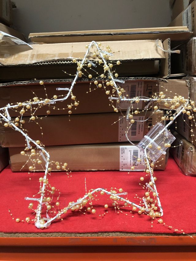 Colgante de navidad en forma de estrella 