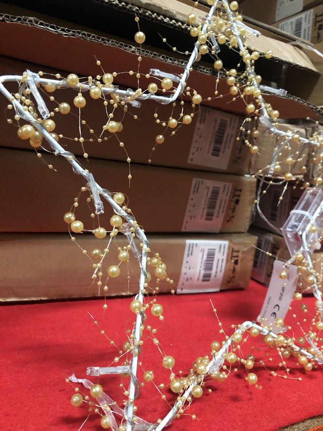 Colgante de navidad en forma de estrella 