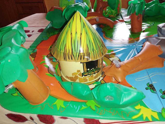 Alfombra infantil hinchable