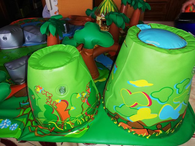 Alfombra infantil hinchable