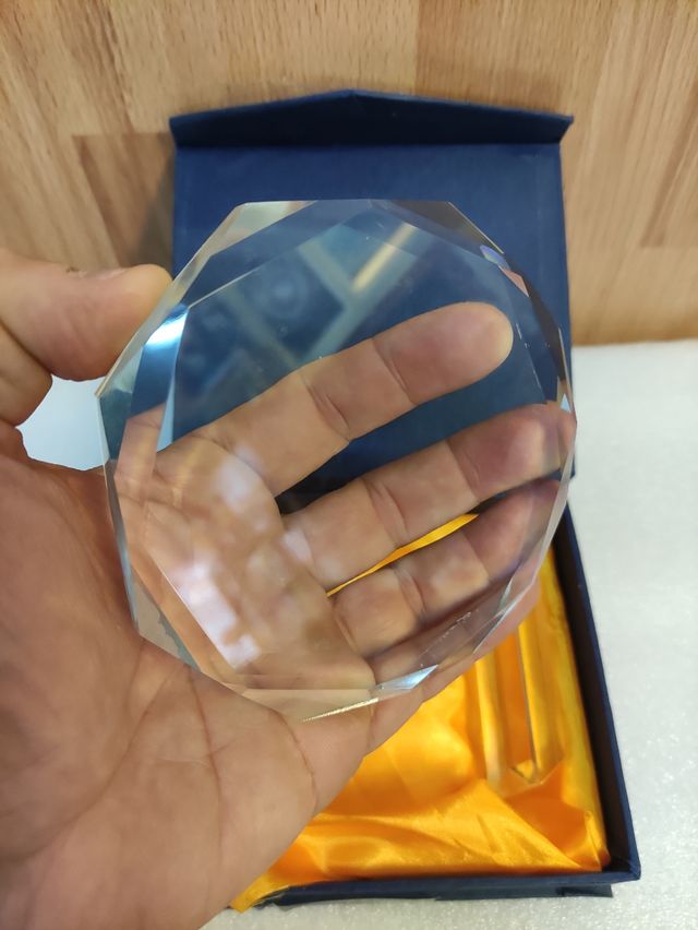 Piezas de cristal alta calidad para foto, grabar