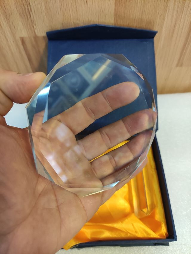 Piezas de cristal alta calidad para foto, grabar