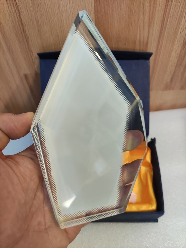 Piezas de cristal alta calidad para foto, grabar