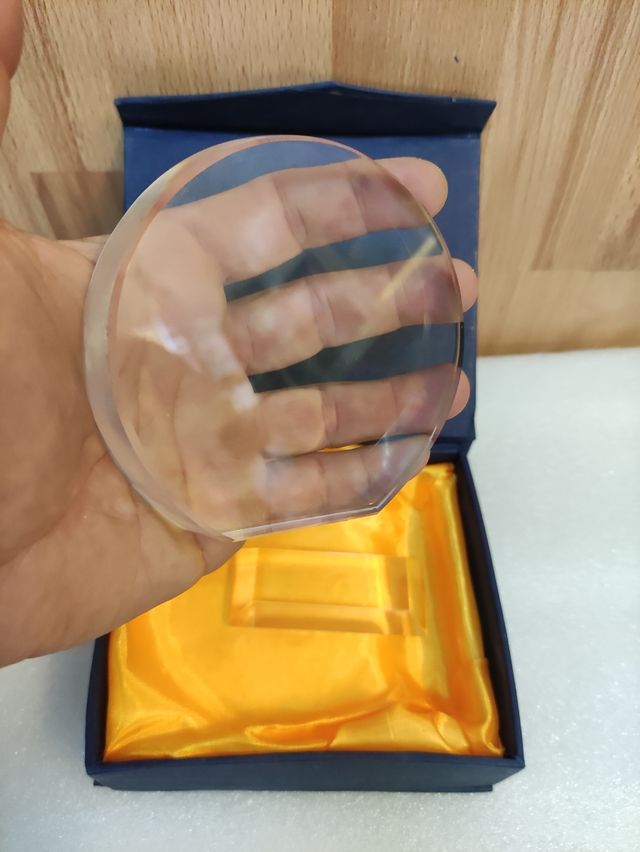 Piezas de cristal alta calidad para foto, grabar