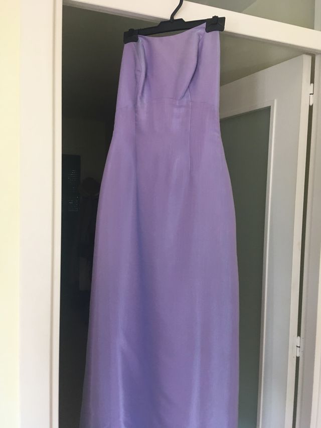 Vestido largo fiesta Lila talla S