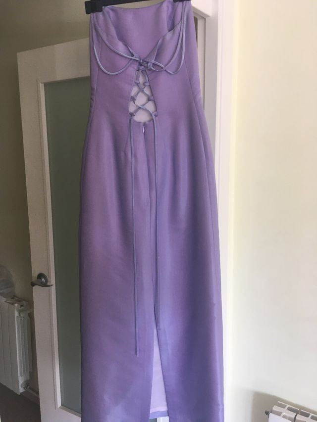 Vestido largo fiesta Lila talla S