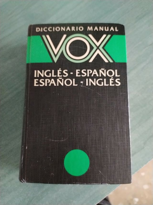 diccionario inglés vox