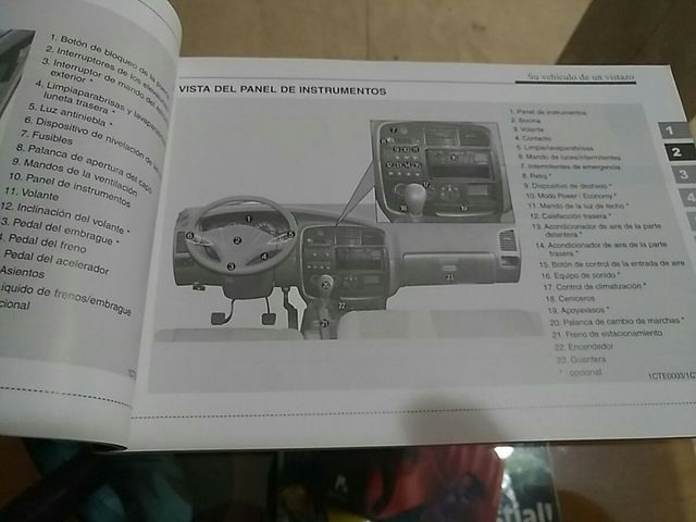 Manual instrucciones kia pregio besta