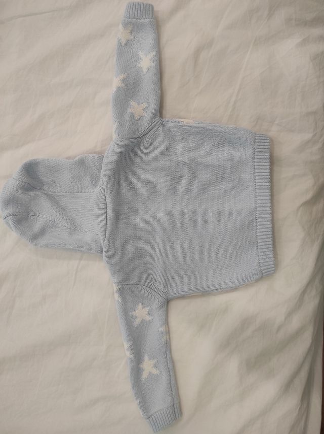 Chaqueta azul bebé talla 9-12 meses