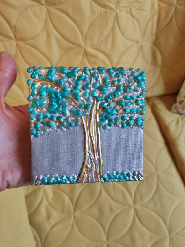 mini lienzos relieve texturas 10x10cm