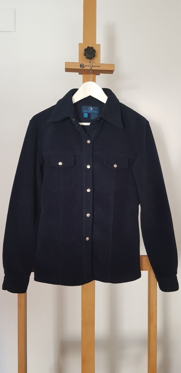 Camisa polar azul marino