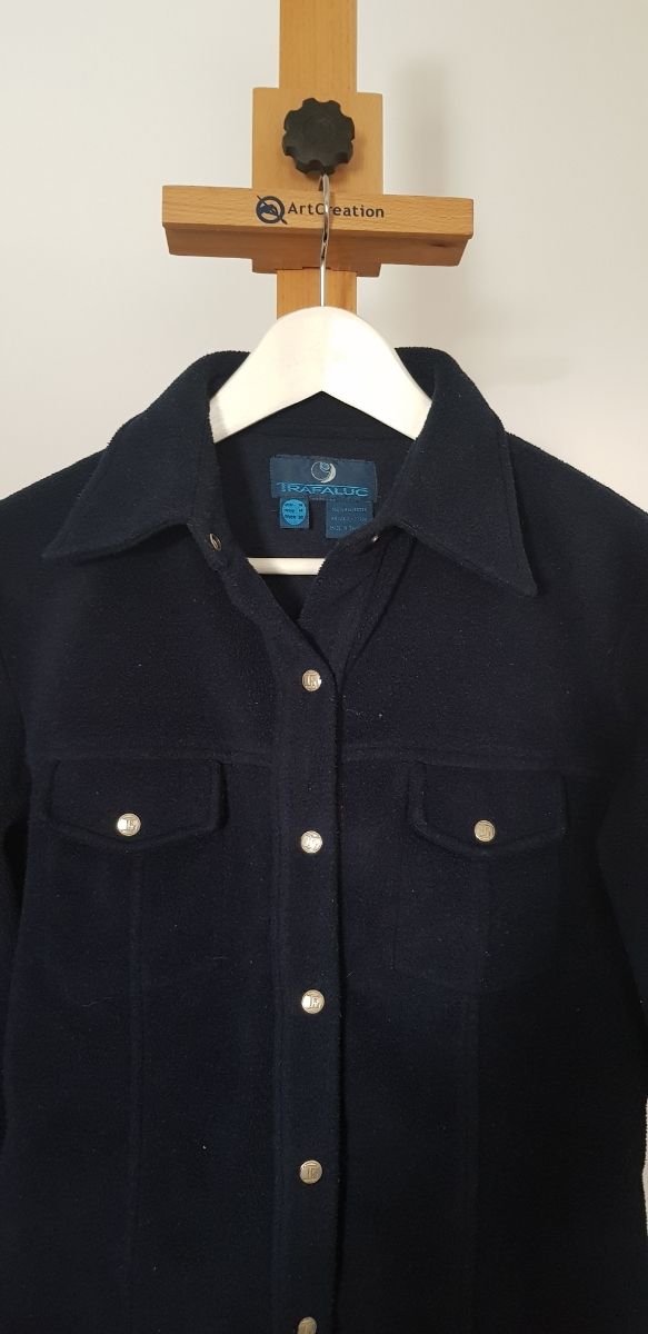 Camisa polar azul marino