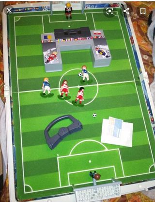 jugadores futbolin playmobil