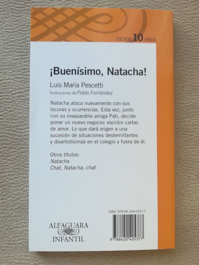 ¡Buenísimo Natacha! Luis María Pescetti