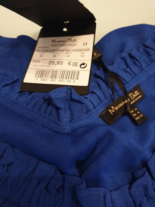 Top MASSIMO DUTTI T-M !! A Estrenar !!