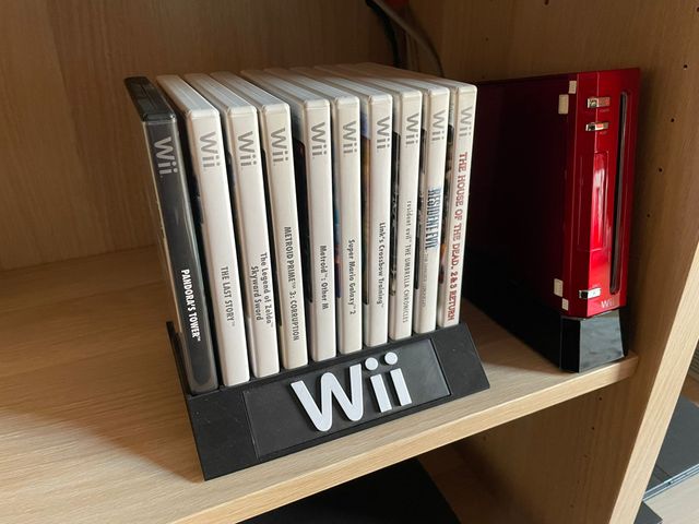 Organizador videojuegos Nintendo Wii