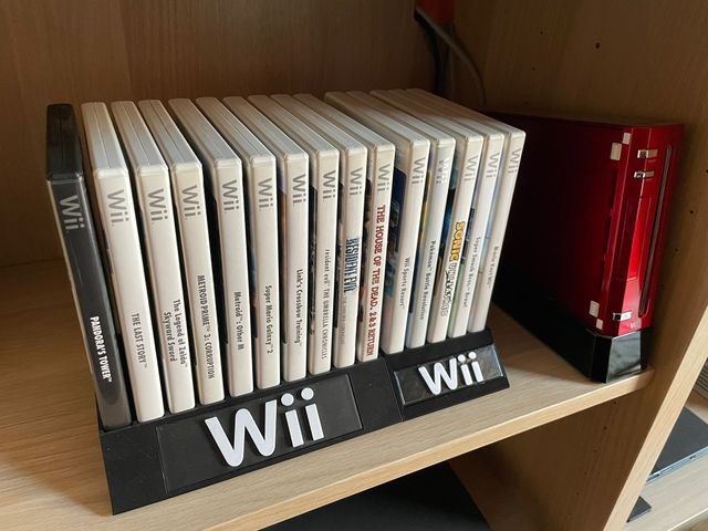 Organizador videojuegos Nintendo Wii