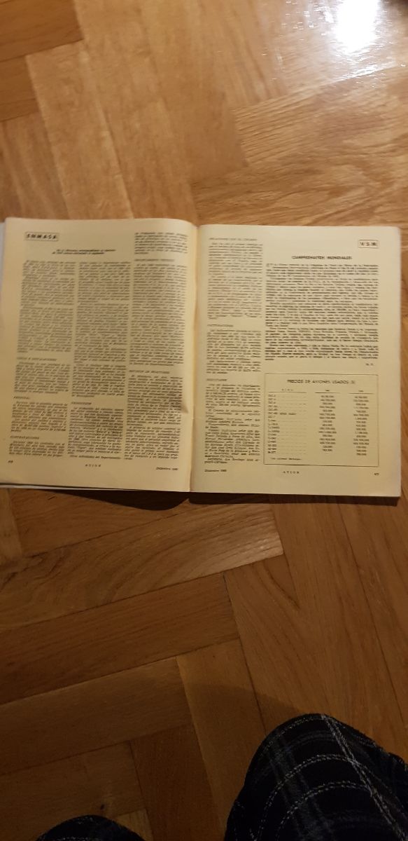 Catalogo mundial de aviones de 1960