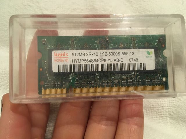MEMORIA RAM 512 MB