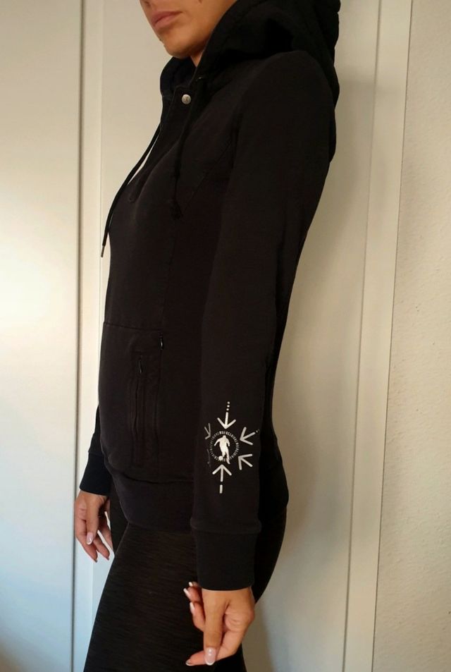 sudadera azul marino bikkembergs capucha