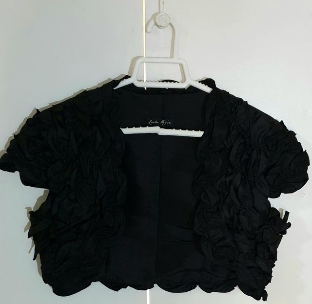 Chaquetita de fiesta negra mujer talla M