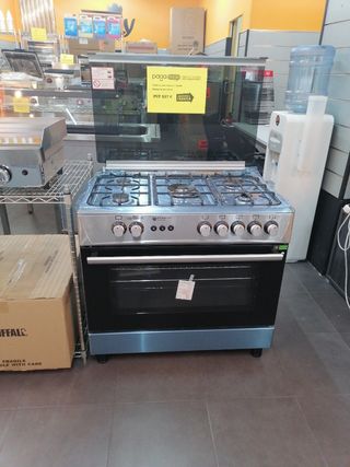 cocina industrial gas 3 fuegos con horno segundamano