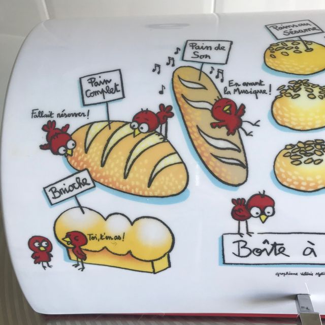 Panera caja guarda pan