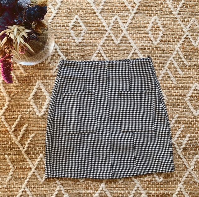 Falda vichy, de Mango