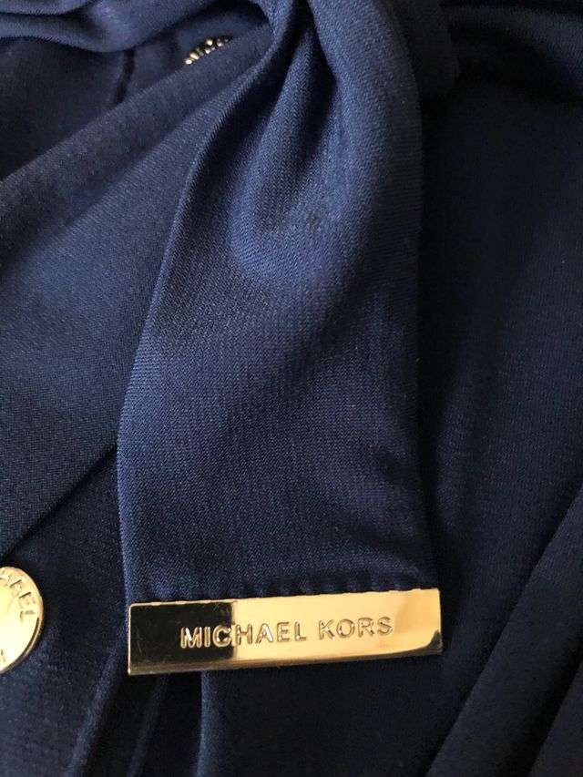 Blusa de punto Michael Kors azul klein