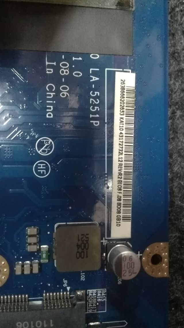 MOTHERBOARD HP ELITEBOOK 2570P i7 2MANO ...