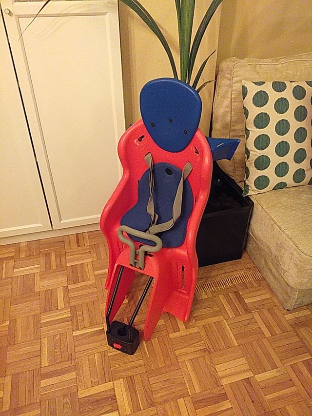 Silla bici asiento niño porteador