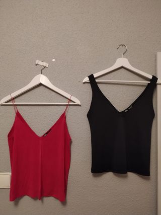 Camisetas Zara de segunda mano en Cabanillas del Campo en Camisa azul micro topo Zara de segunda mano por 8 € en