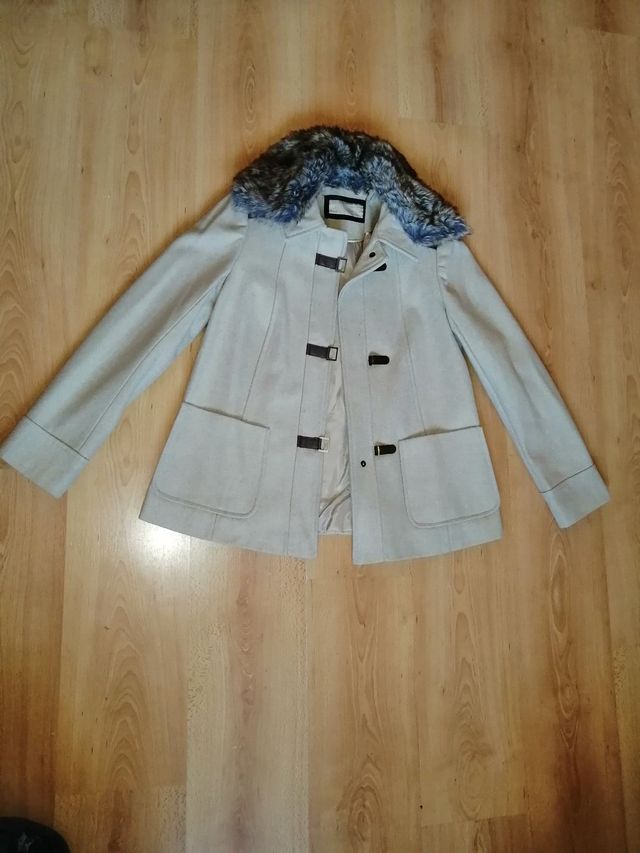 trenca de lana con pelo