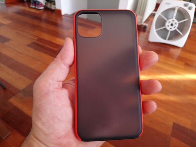 Funda Carcasa Iphone 11 Pro Max, Gris/naranja