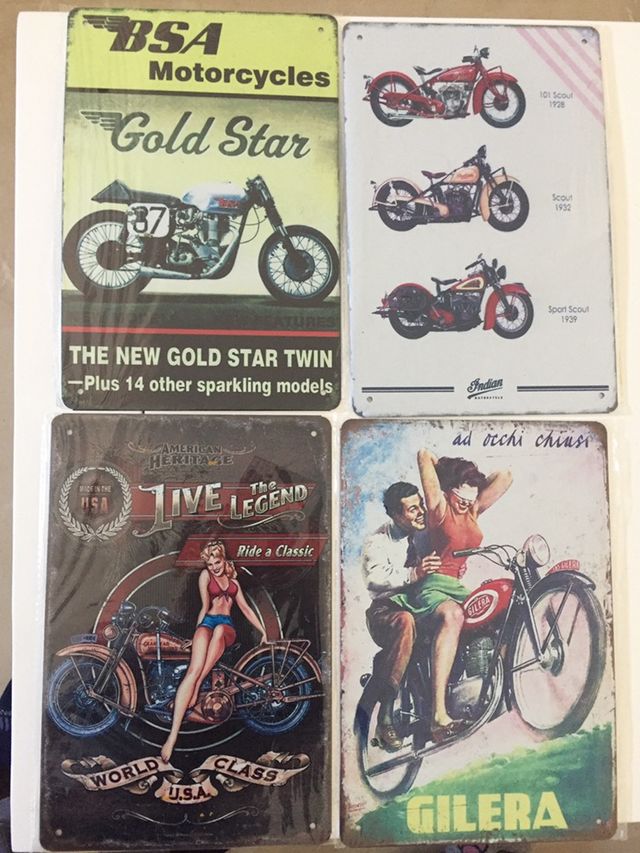 Chapas decorativas motos