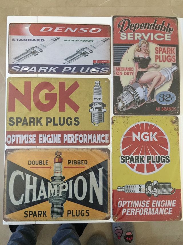 Chapas decoración bujias